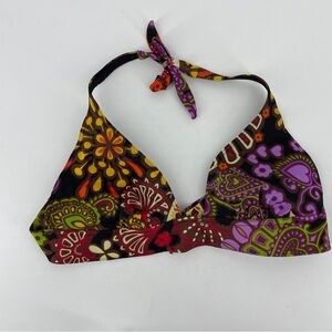 Victoria's Secret Swim Bikini Top Floral Retro Halter